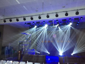 垫江某会议室舞台灯光